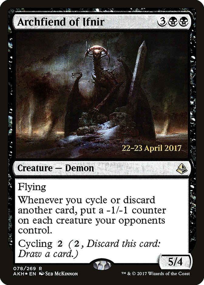 Archfiend of Ifnir (78) [Amonkhet Prerelease Promos] | Odin's Place