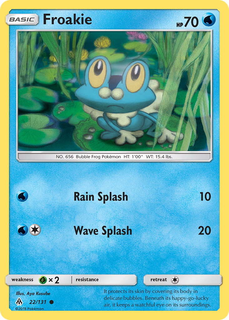 Froakie (22/131) [Sun & Moon: Forbidden Light] | Odin's Place