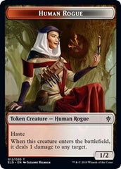 Human Rogue // Food (15) Double-Sided Token [Throne of Eldraine Tokens] | Odin's Place