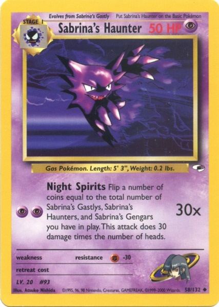Sabrina's Haunter (58/132) [Gym Heroes Unlimited] | Odin's Place