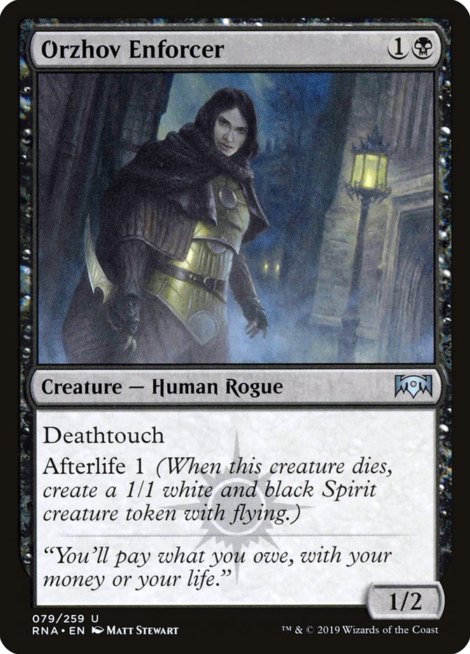 Orzhov Enforcer (79) [Ravnica Allegiance] | Odin's Place