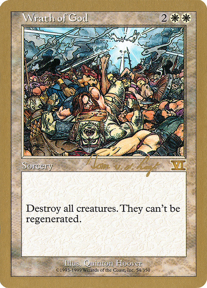 Wrath of God (Tom van de Logt) [World Championship Decks 2000] | Odin's Place