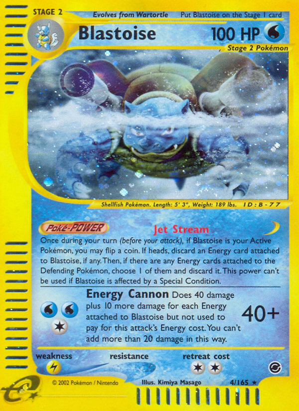 Blastoise (4/165) [Expedition: Base Set] | Odin's Place