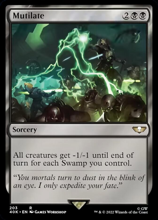 Mutilate (Surge Foil) [Warhammer 40,000] | Odin's Place