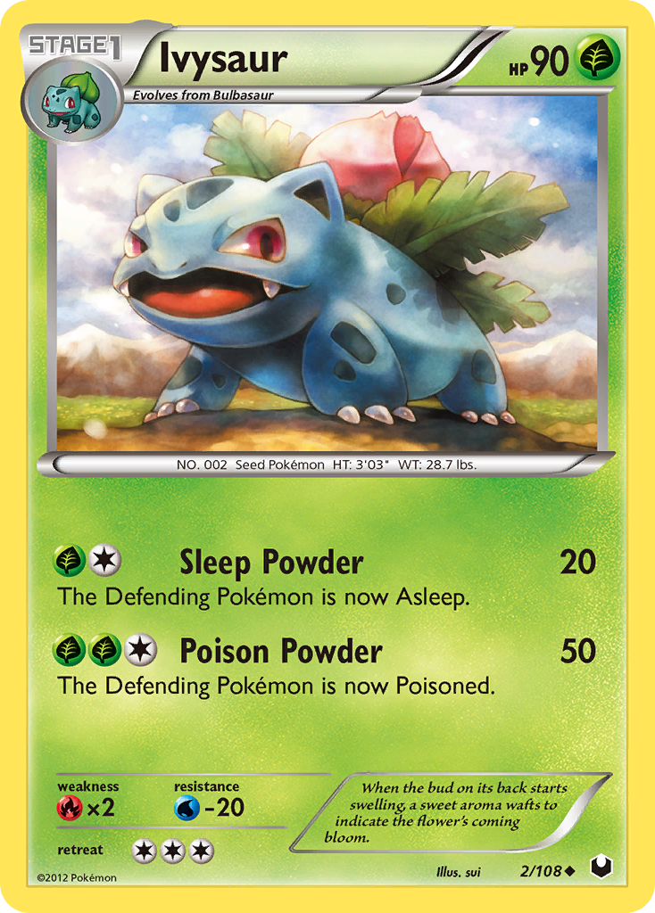 Ivysaur (2/108) [Black & White: Dark Explorers] | Odin's Place