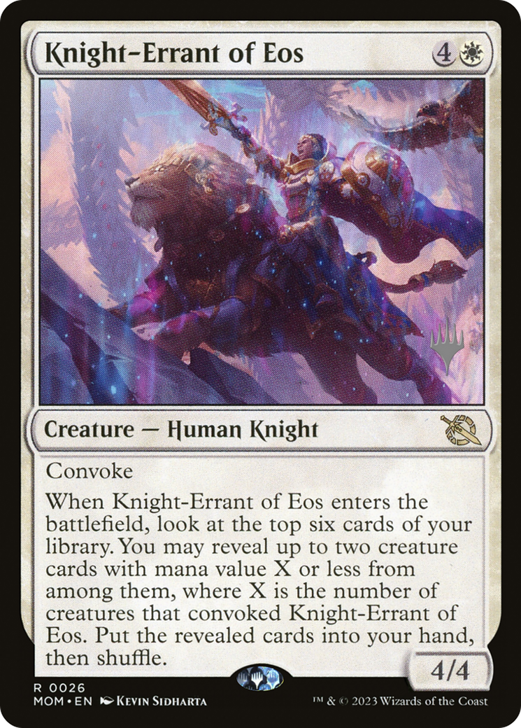 Knight-Errant of Eos (Promo Pack) [March of the Machine Promos] | Odin's Place