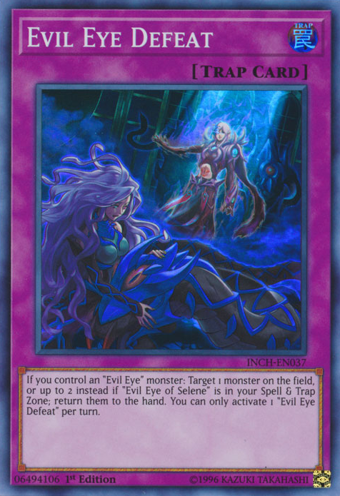 Evil Eye Defeat [INCH-EN037] Super Rare | Odin's Place