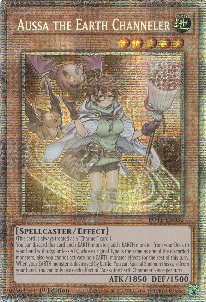 Aussa the Earth Channeler [POTE-EN032] Starlight Rare | Odin's Place