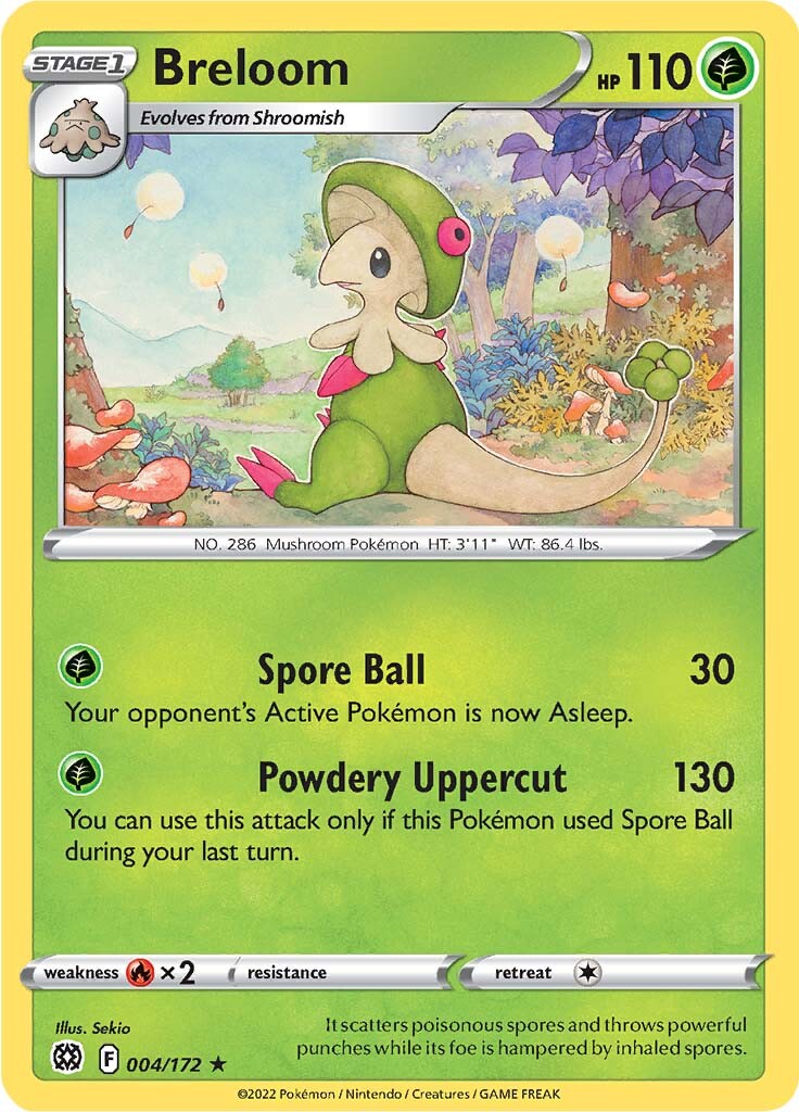 Breloom (004/172) [Sword & Shield: Brilliant Stars] | Odin's Place