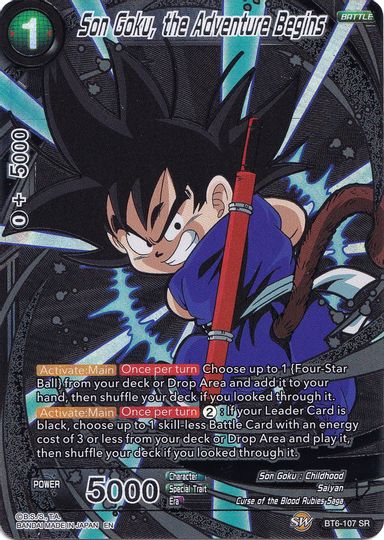 Son Goku, the Adventure Begins (Collector's Selection Vol. 1) (BT6-107) [Promotion Cards] | Odin's Place