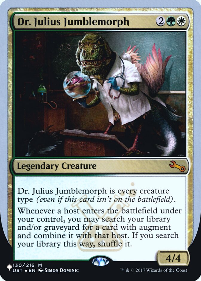 Dr. Julius Jumblemorph (Unfinity Foil Edition) [The List] | Odin's Place