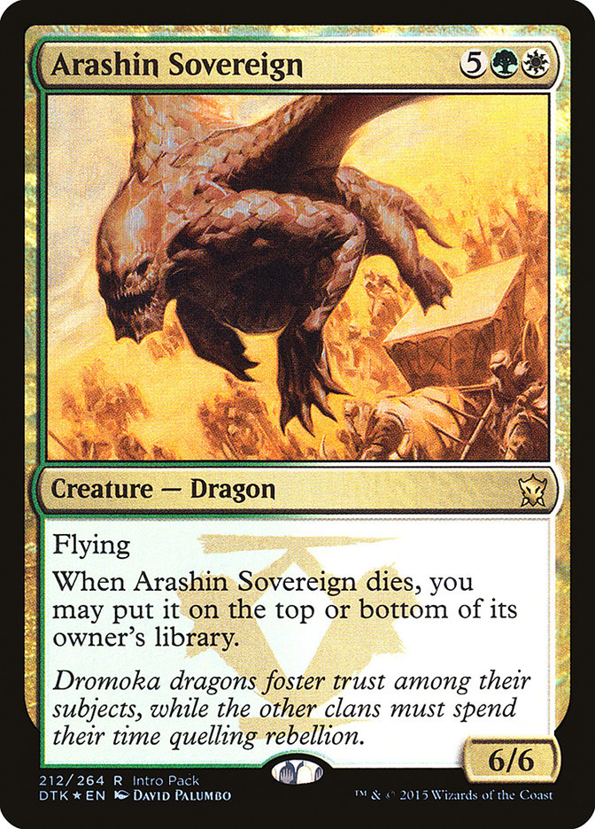 Arashin Sovereign (212) (Intro Pack) [Dragons of Tarkir Promos] | Odin's Place