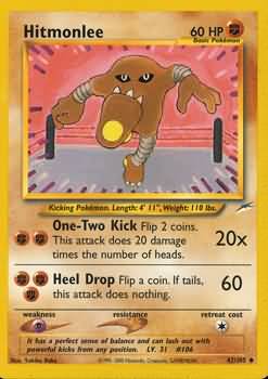 Hitmonlee (42/105) [Neo Destiny Unlimited] | Odin's Place