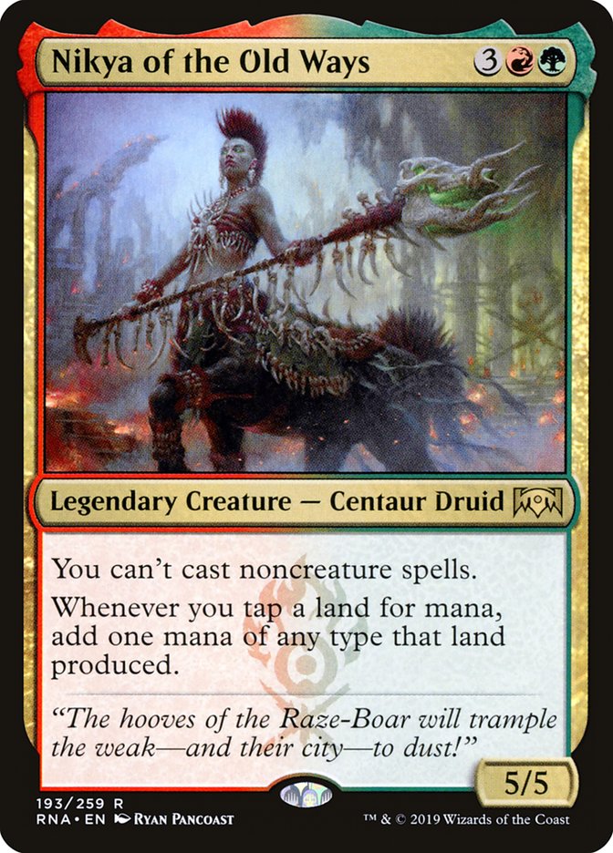Nikya of the Old Ways (193) [Ravnica Allegiance] | Odin's Place