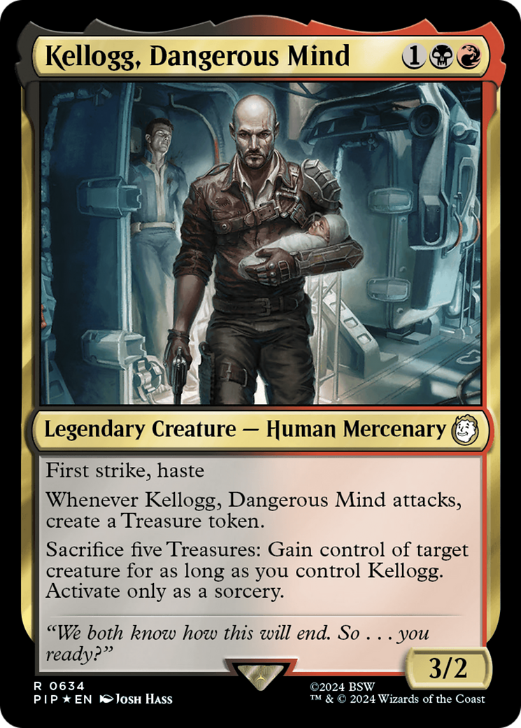Kellogg, Dangerous Mind (Surge Foil) [Fallout] | Odin's Place