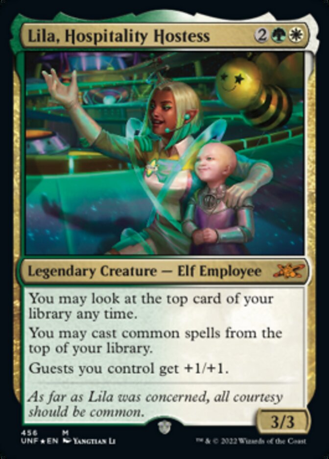 Lila, Hospitality Hostess (Galaxy Foil) [Unfinity] | Odin's Place