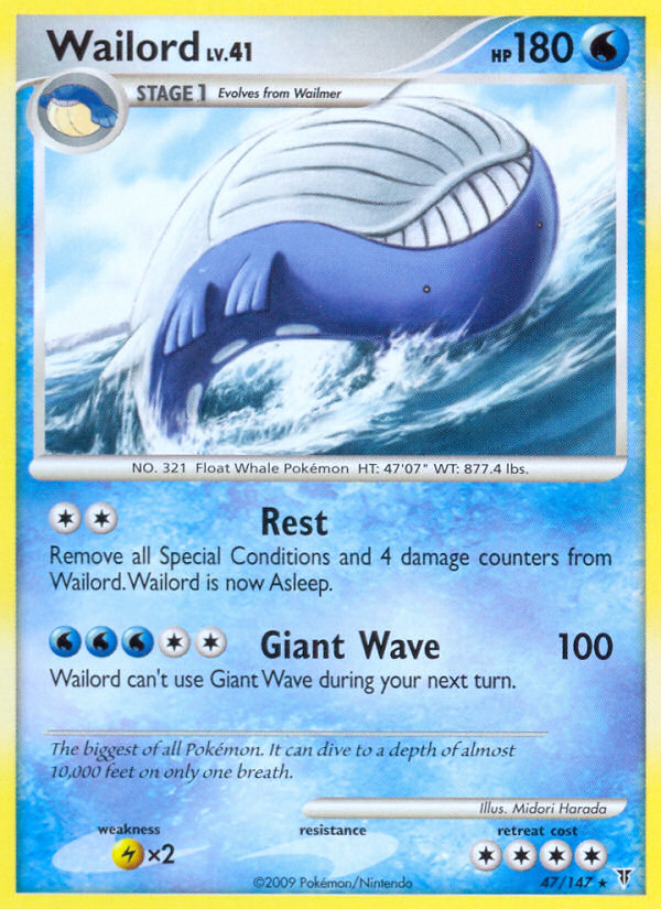 Wailord (47/147) [Platinum: Supreme Victors] | Odin's Place