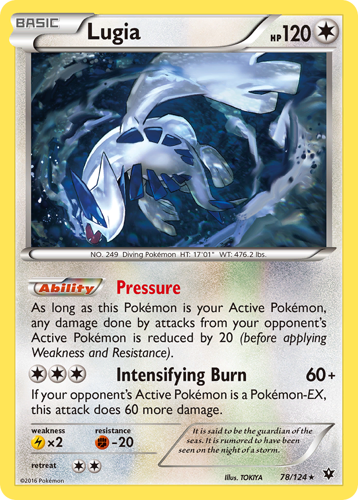 Lugia (78/124) [XY: Fates Collide] | Odin's Place