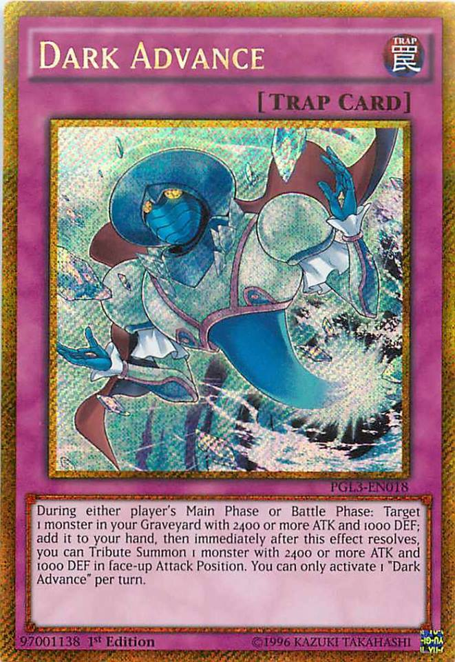 Dark Advance [PGL3-EN018] Gold Secret Rare | Odin's Place