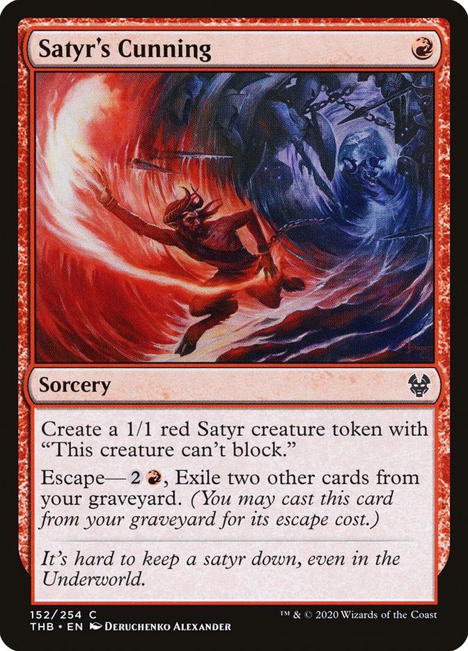 Satyr's Cunning [Theros Beyond Death] | Odin's Place