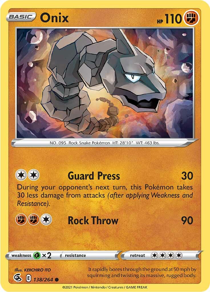 Onix (138/264) [Sword & Shield: Fusion Strike] | Odin's Place