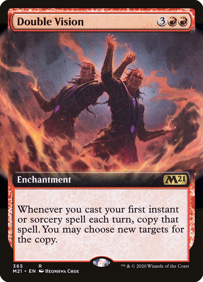 Double Vision (Extended Art) [Core Set 2021] | Odin's Place