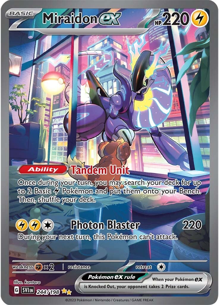 Miraidon ex (244/198) [Scarlet & Violet: Base Set] | Odin's Place