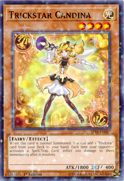 Trickstar Candina [SP18-EN020] Starfoil Rare | Odin's Place