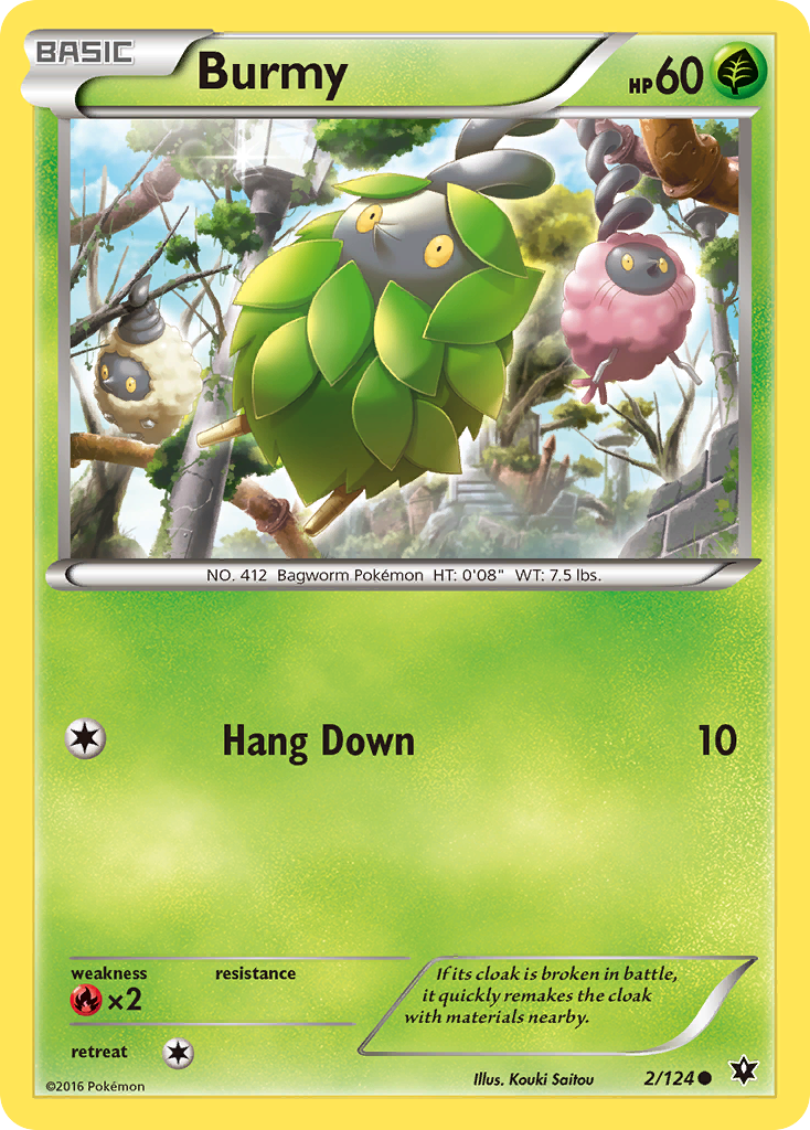 Burmy (2/124) [XY: Fates Collide] | Odin's Place