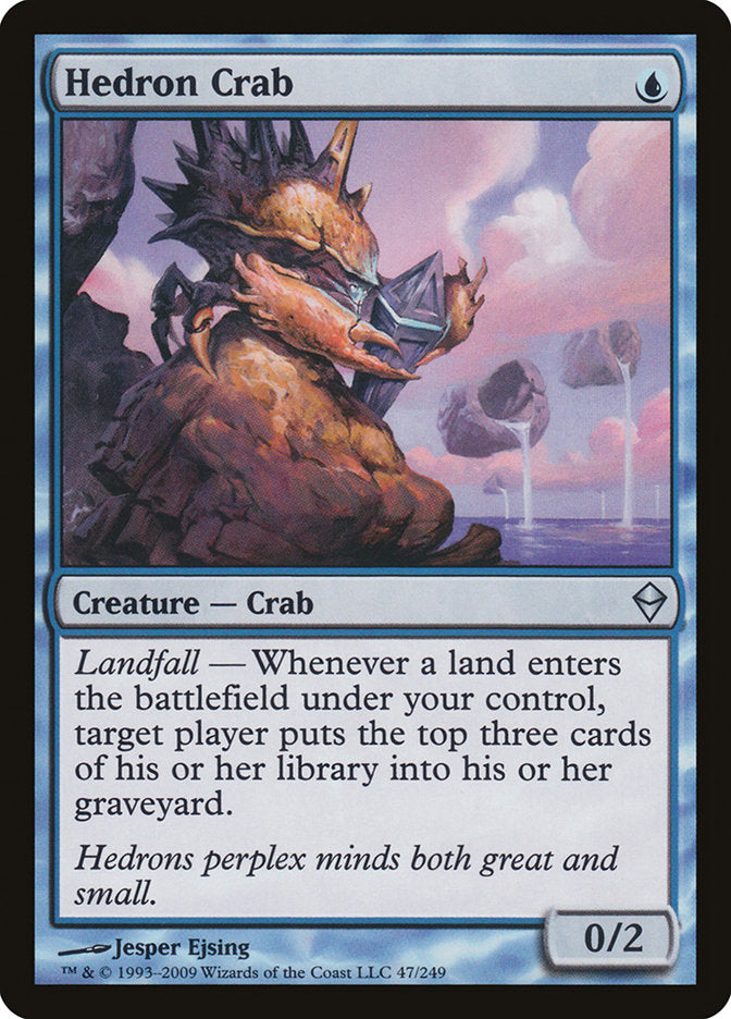 Hedron Crab (47) [Zendikar] | Odin's Place