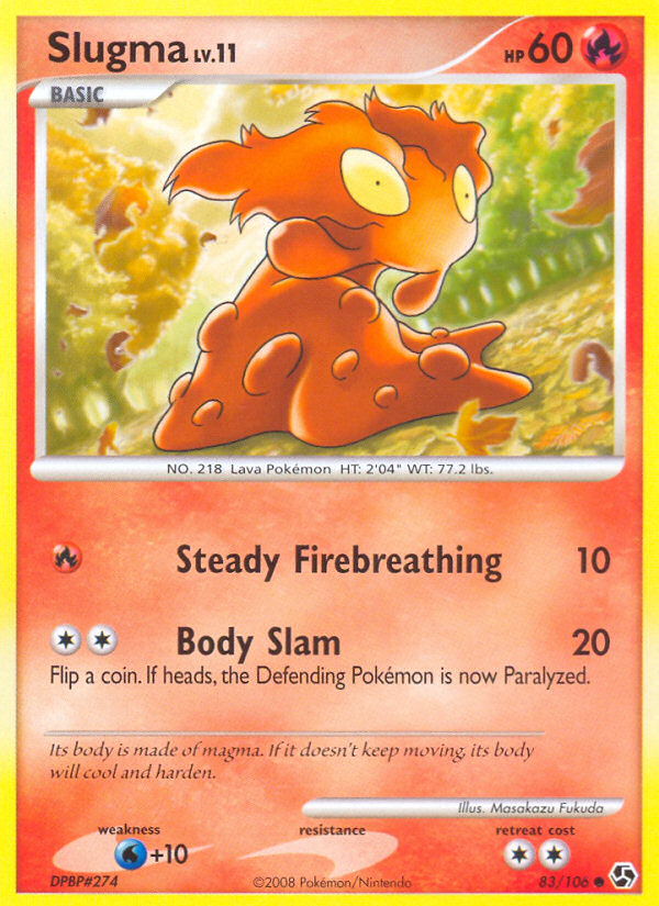 Slugma (83/106) [Diamond & Pearl: Great Encounters] | Odin's Place