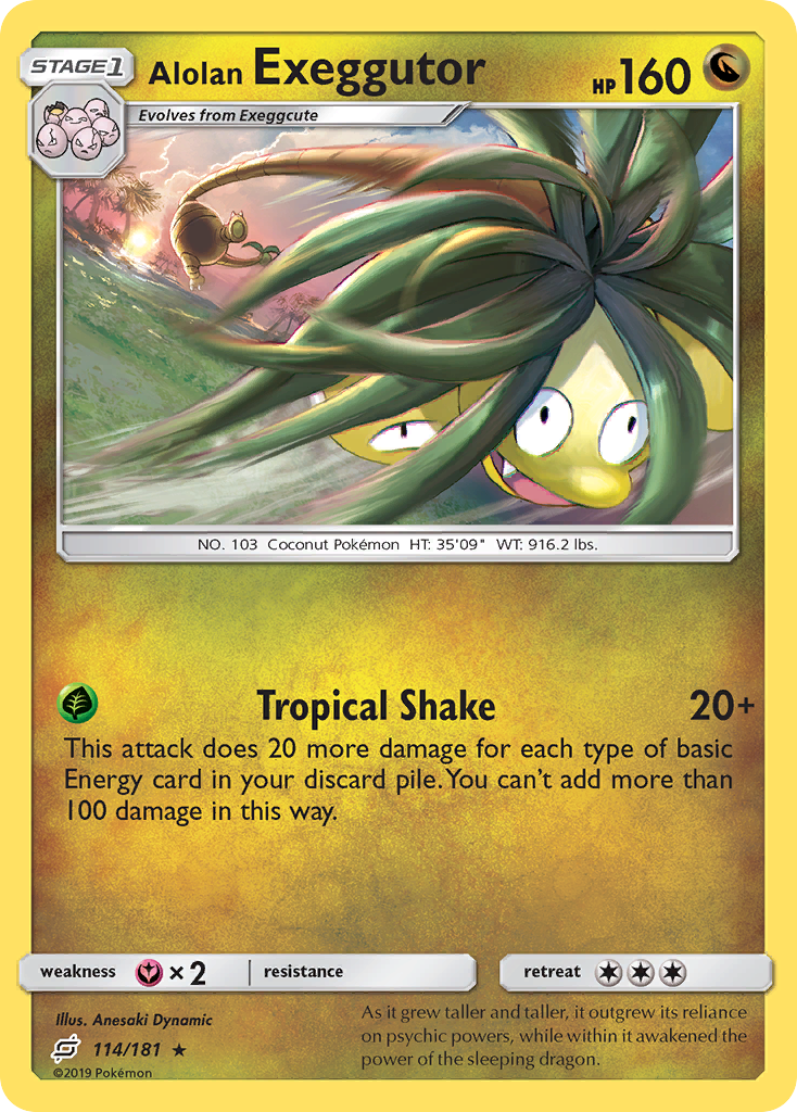 Alolan Exeggutor (114/181) [Sun & Moon: Team Up] | Odin's Place