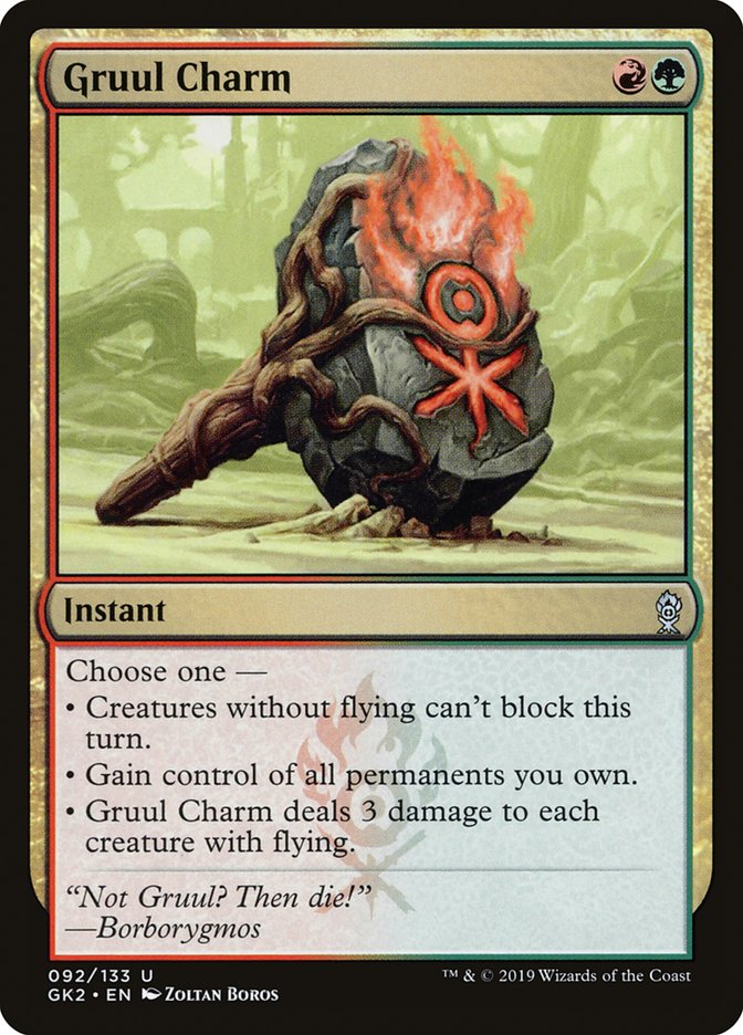 Gruul Charm (92) [Ravnica Allegiance Guild Kit] | Odin's Place