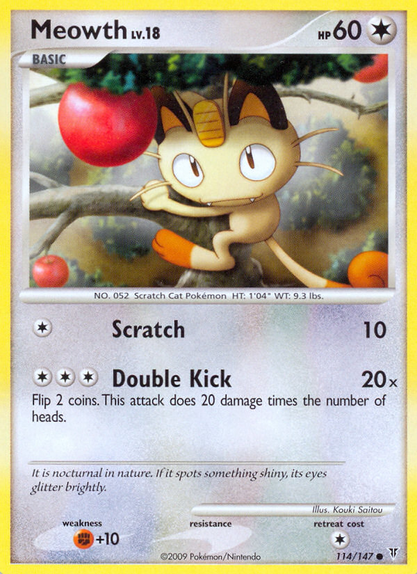 Meowth (114/147) [Platinum: Supreme Victors] | Odin's Place