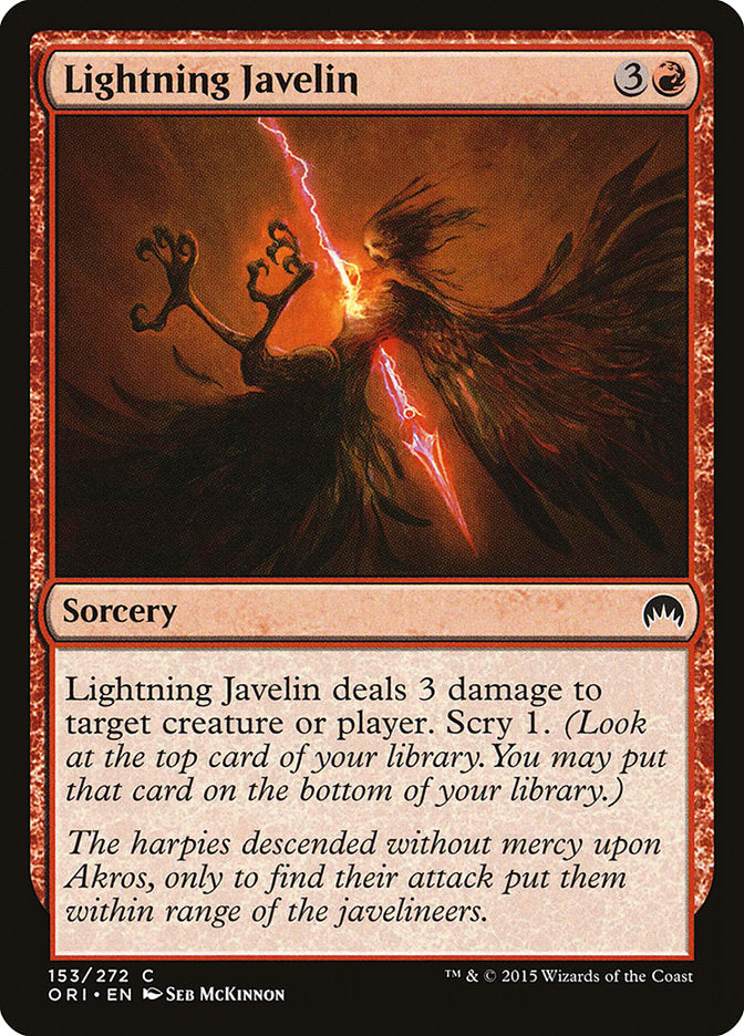 Lightning Javelin (153) [Magic Origins] | Odin's Place