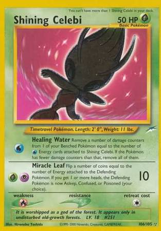 Shining Celebi (106/105) [Neo Destiny Unlimited] | Odin's Place
