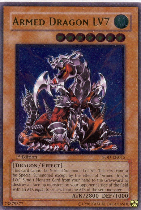 Armed Dragon LV7 [SOD-EN015] Ultimate Rare | Odin's Place