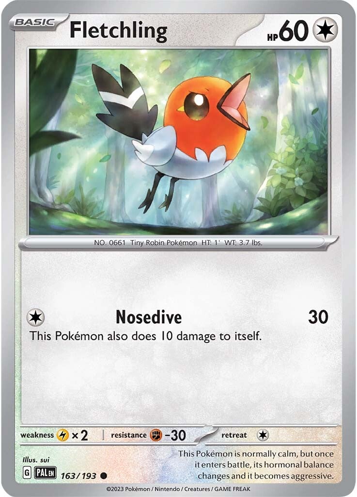 Fletchling (163/193) [Scarlet & Violet: Paldea Evolved] | Odin's Place