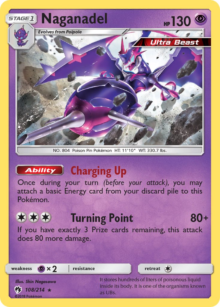 Naganadel(108/214) (Theme Deck Exclusive) [Sun & Moon: Lost Thunder] | Odin's Place