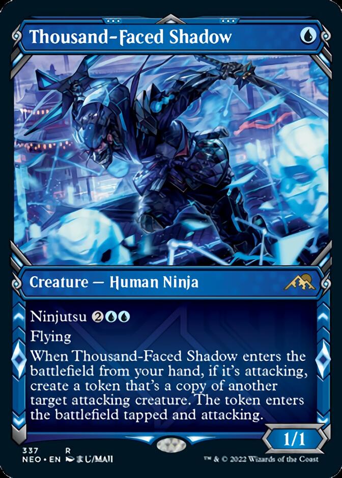 Thousand-Faced Shadow (Showcase Ninja) [Kamigawa: Neon Dynasty] | Odin's Place
