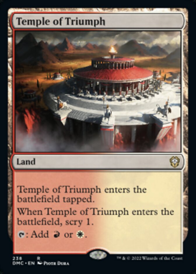Temple of Triumph [Dominaria United Commander] | Odin's Place