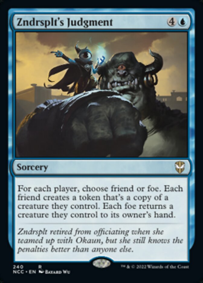 Zndrsplt's Judgment [Streets of New Capenna Commander] | Odin's Place