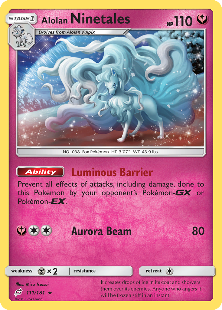 Alolan Ninetales (111/181) [Sun & Moon: Team Up] | Odin's Place