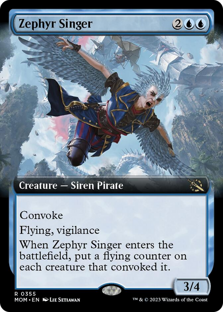Zephyr Singer (Extended Art) [March of the Machine] | Odin's Place