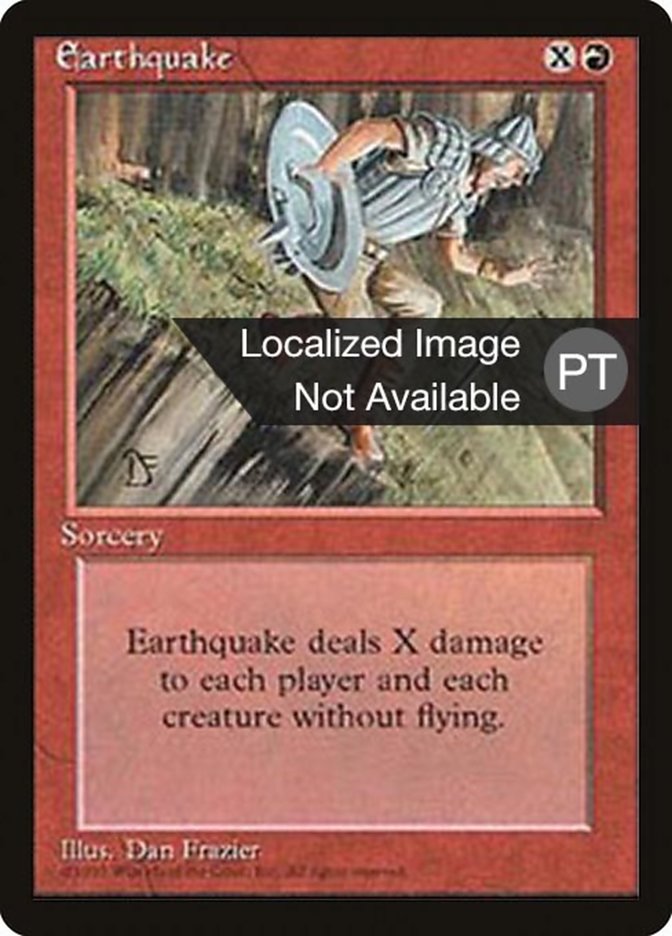 Earthquake [Fourth Edition (Foreign Black Border)] | Odin's Place