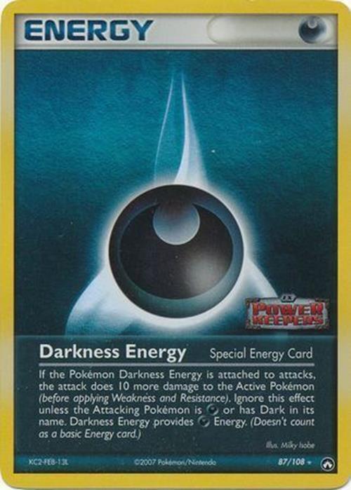 Darkness Energy (87/108) (Stamped) [EX: Power Keepers] | Odin's Place