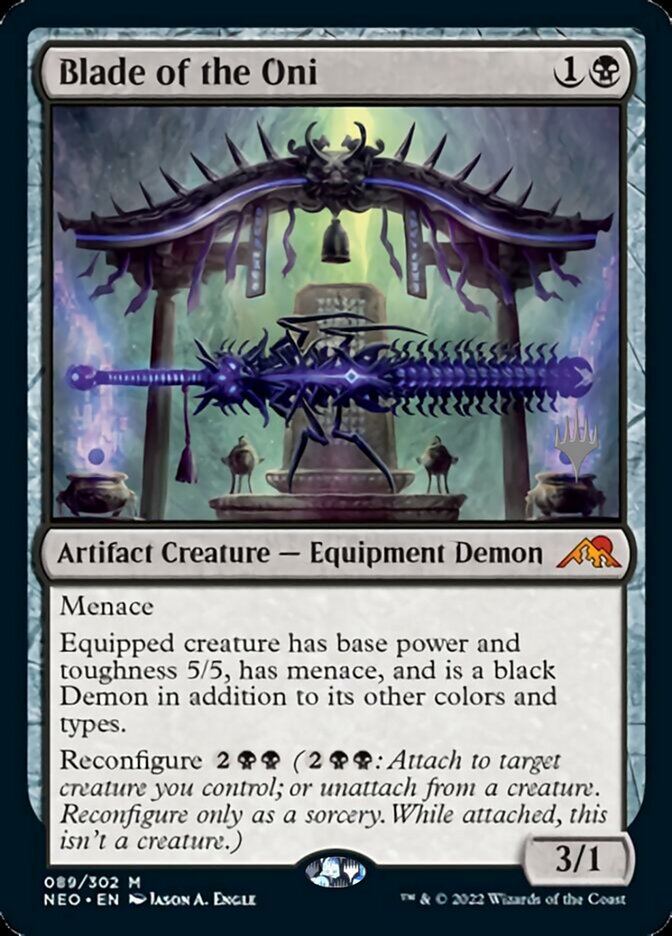 Blade of the Oni (Promo Pack) [Kamigawa: Neon Dynasty Promos] | Odin's Place