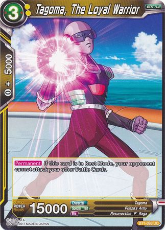 Tagoma, The Loyal Warrior (BT1-093) [Galactic Battle] | Odin's Place