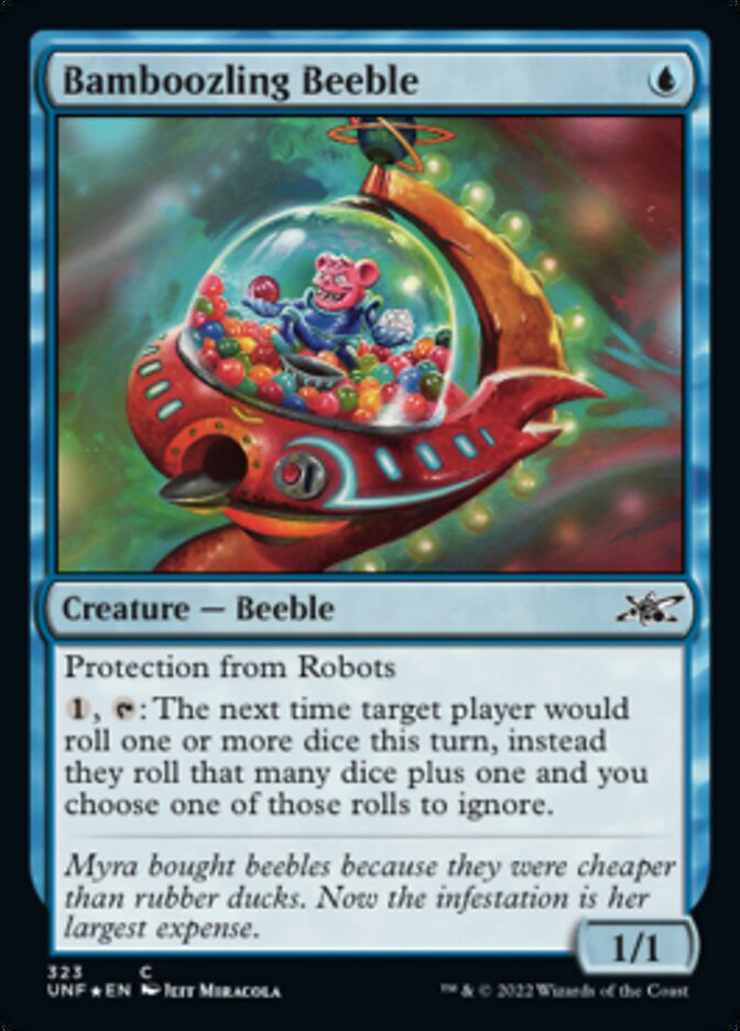Bamboozling Beeble (Galaxy Foil) [Unfinity] | Odin's Place
