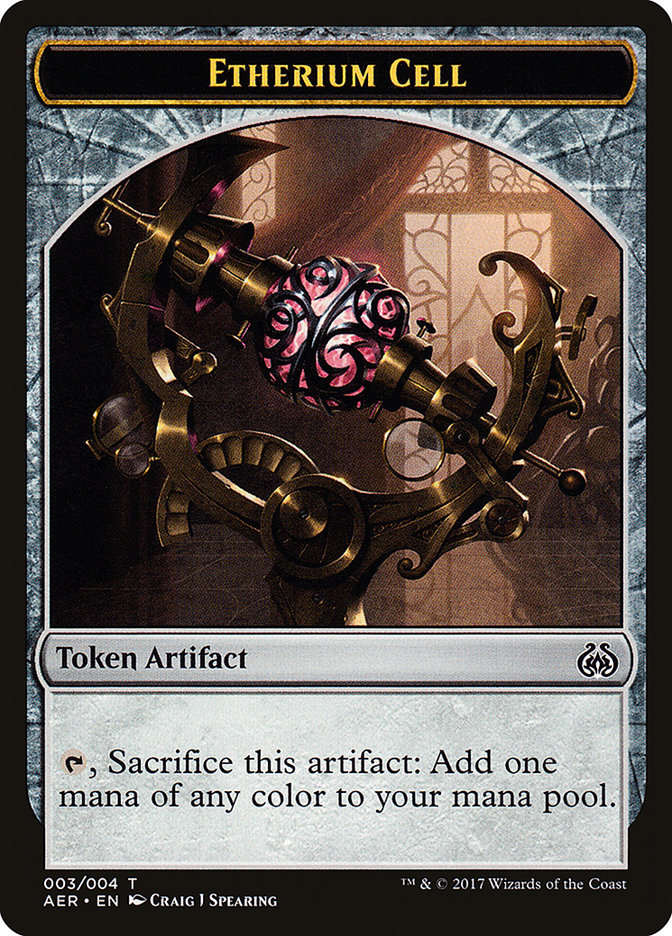 Etherium Cell Token (3) [Aether Revolt Tokens] | Odin's Place